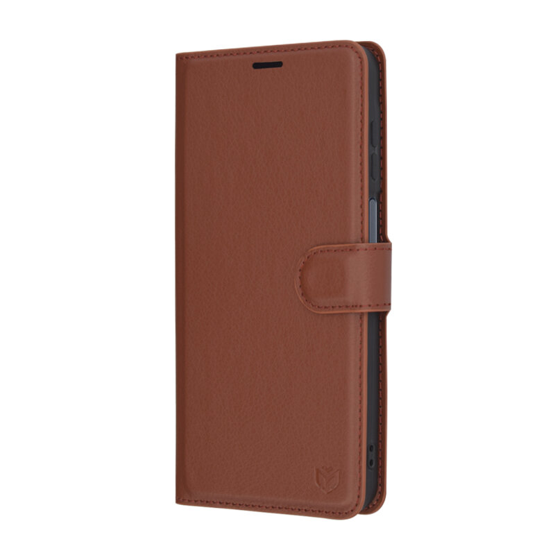 Husa Samsung Galaxy A16 Techsuit Leather Folio, maro