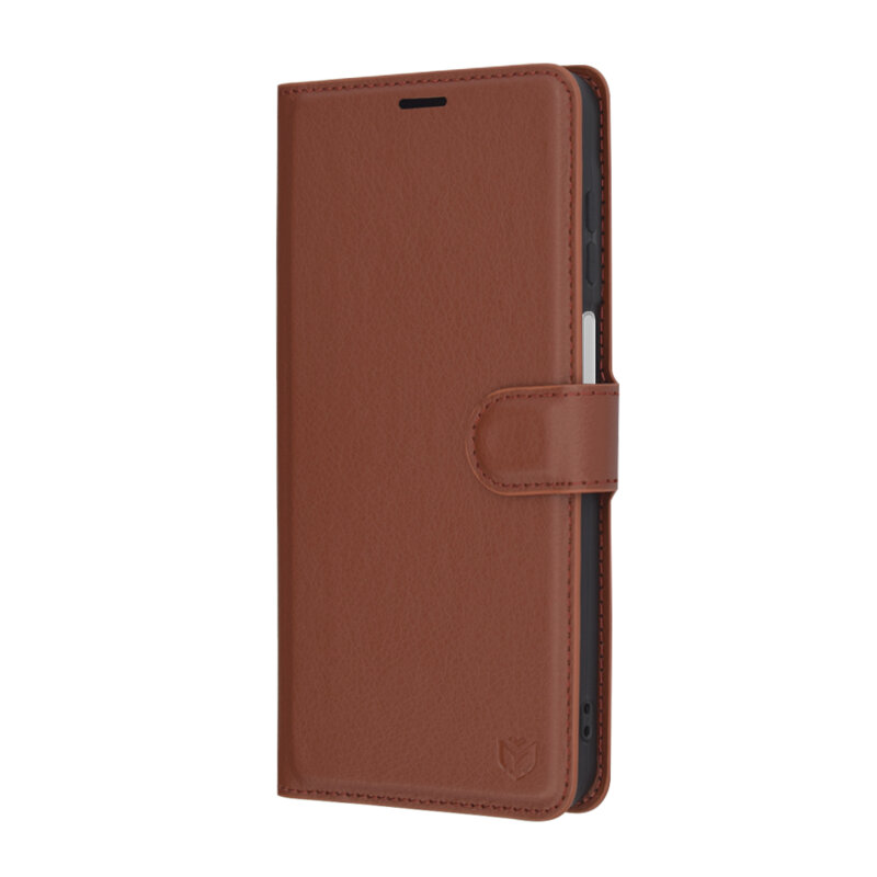 Husa Samsung Galaxy A16 5G Techsuit Leather Folio, maro