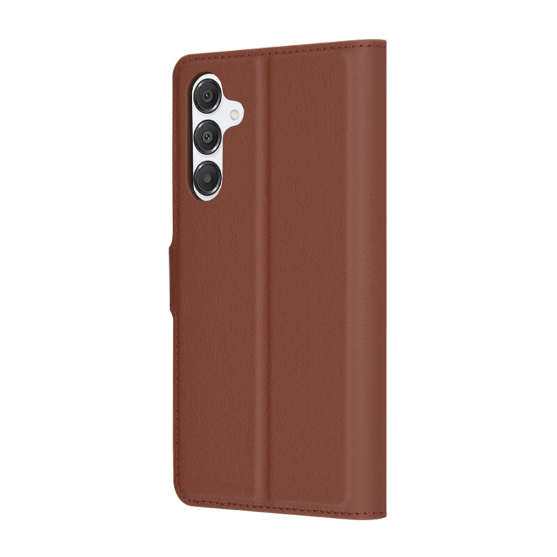 Husa Samsung Galaxy A16 5G Techsuit Leather Folio, maro