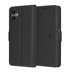 Husa Samsung Galaxy A06 Techsuit Leather Folio, negru