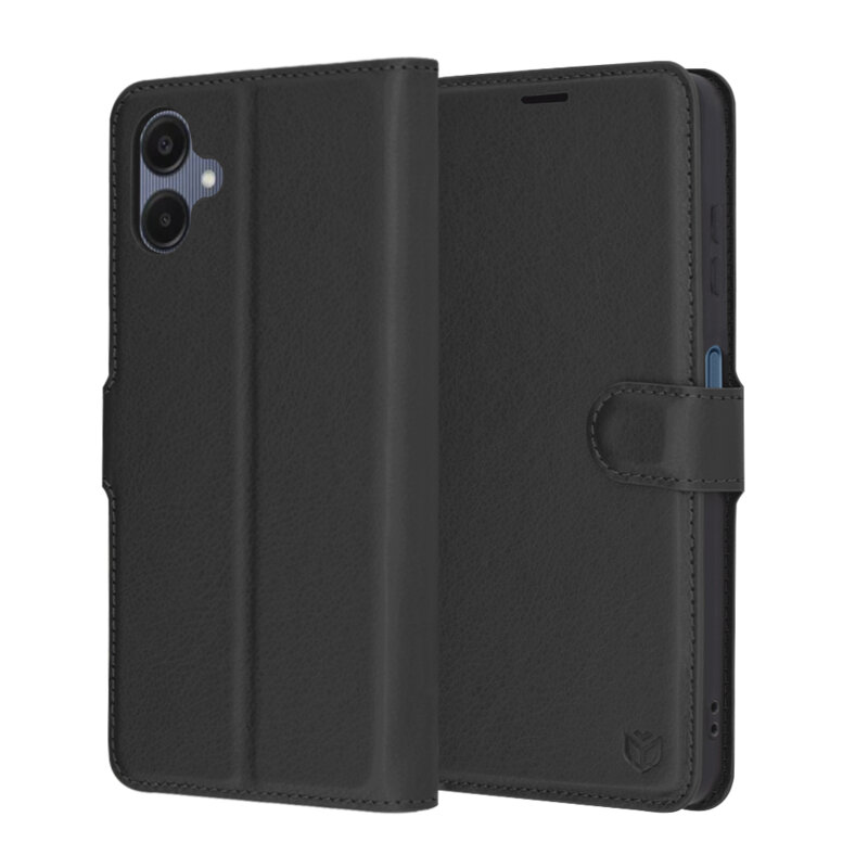 Husa Samsung Galaxy A06 Techsuit Leather Folio, negru