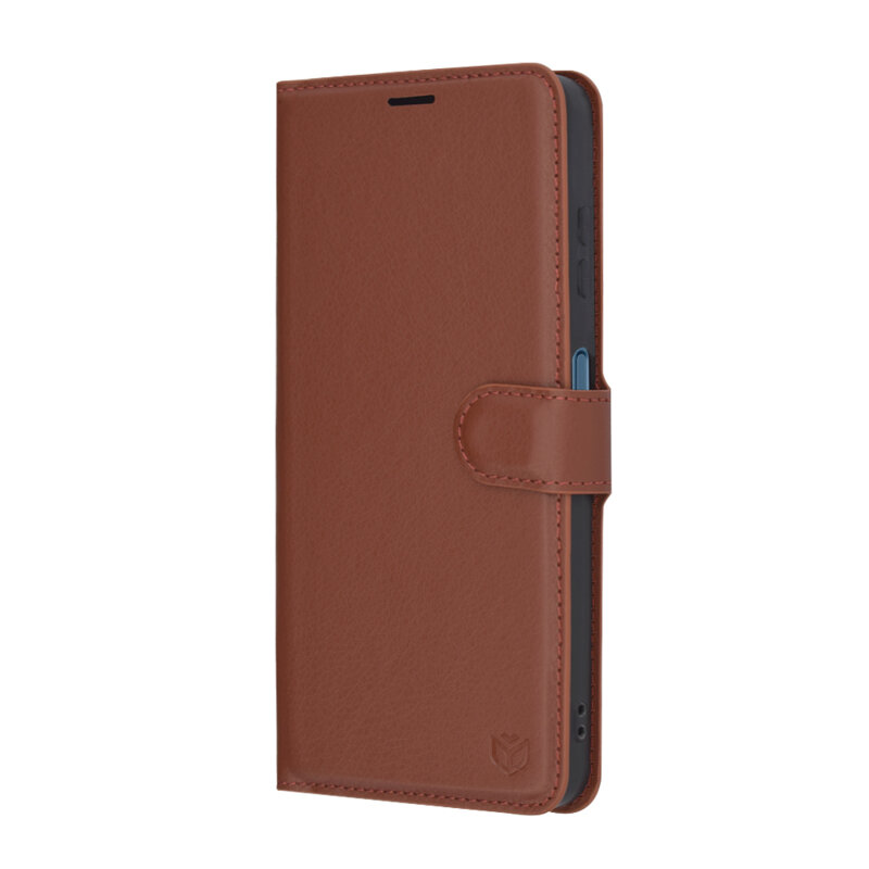 Husa Samsung Galaxy A06 Techsuit Leather Folio, maro