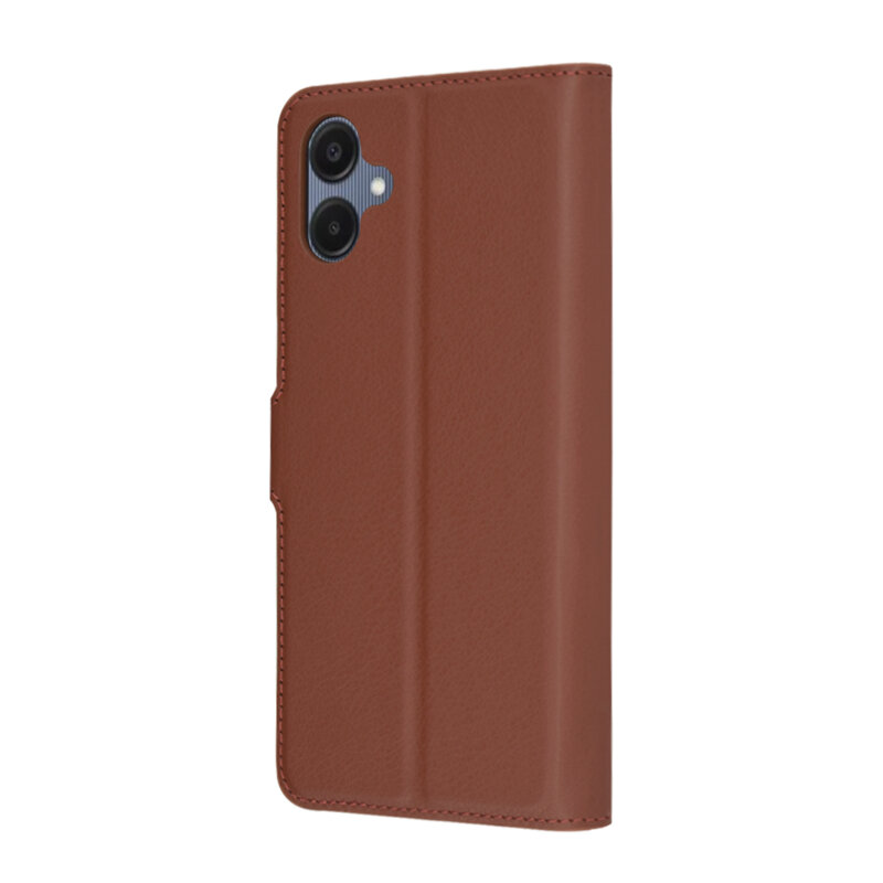 Husa Samsung Galaxy A06 Techsuit Leather Folio, maro