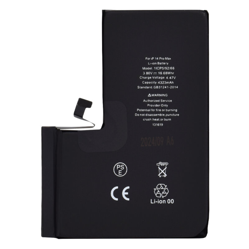 Baterie acumulator iPhone 14 Pro Max, 4323mAh, negru