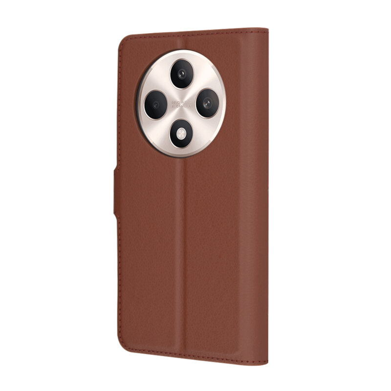 Husa Oppo Reno12 FS 5G Techsuit Leather Folio, maro