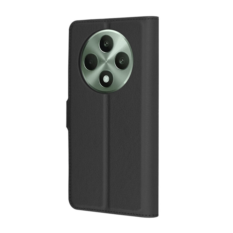 Husa Oppo Reno12 F 4G Techsuit Leather Folio, negru