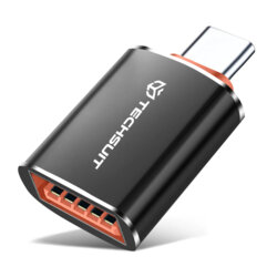 Adaptor OTG premium USB la Type-C, 5Gbps, 6A Techsuit A2