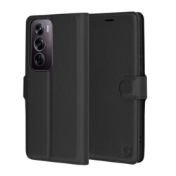 Husa Oppo Reno12 Pro Techsuit Leather Folio, negru