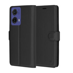 Husa Motorola Moto G85 Techsuit Leather Folio, negru
