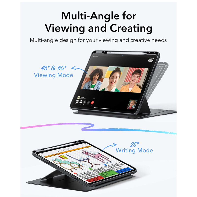 Husa iPad Air 5 (2022) ESR Flip Hybrid, mov