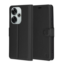Husa Xiaomi Poco F6 Techsuit Leather Folio, negru