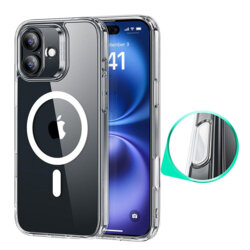 Husa iPhone 16 ESR Classic Hybrid HaloLock, transparenta