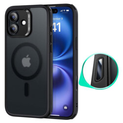 Husa iPhone 16 ESR Classic Hybrid HaloLock, negru frost