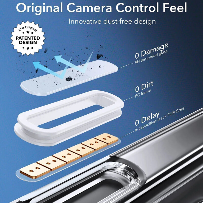 Husa iPhone 16 Pro Max ESR Classic Hybrid HaloLock, transparenta