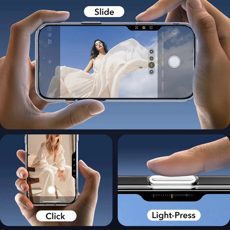 Husa iPhone 16 Pro Max ESR Classic Hybrid HaloLock, transparenta