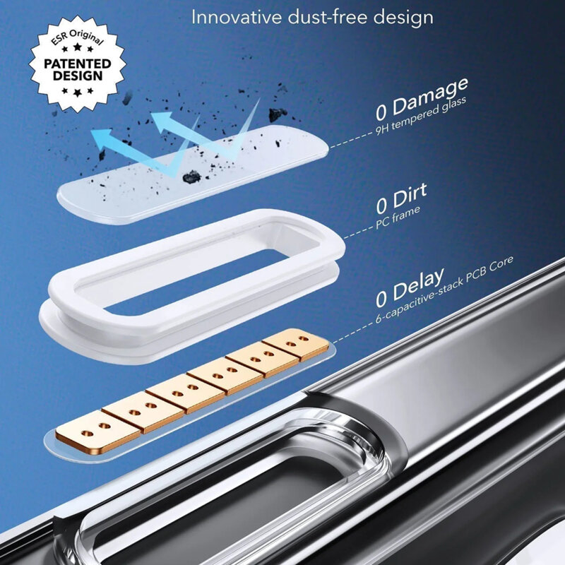 Husa iPhone 16 Pro Max ESR Classic Hybrid HaloLock, negru frost