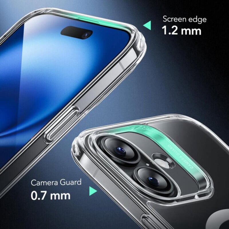 Husa iPhone 16 Plus ESR Classic Hybrid HaloLock, transparenta
