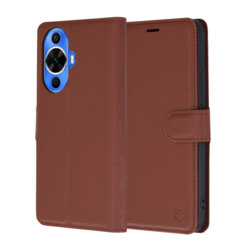 Husa Huawei nova 12s Techsuit Leather Folio, maro