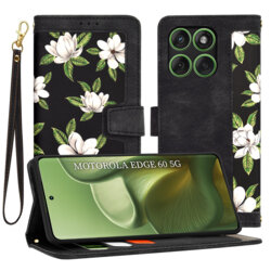 Husa personalizata fete Motorola Edge 60 Techsuit FlipCraft, negru
