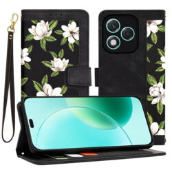 Husa personalizata fete Honor 400 Lite Techsuit FlipCraft, negru