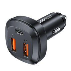 Incarcator auto bricheta USB, Type-C 66W, Acefast B9