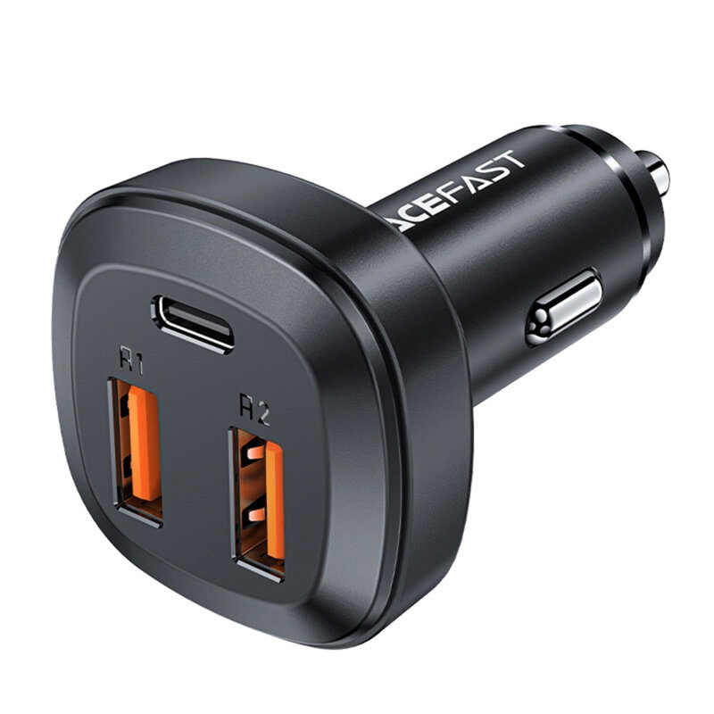 Incarcator auto bricheta USB, Type-C 66W, Acefast B9