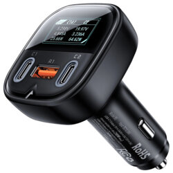 Incarcator auto Type-C, USB, display digital, 101W, Acefast B5