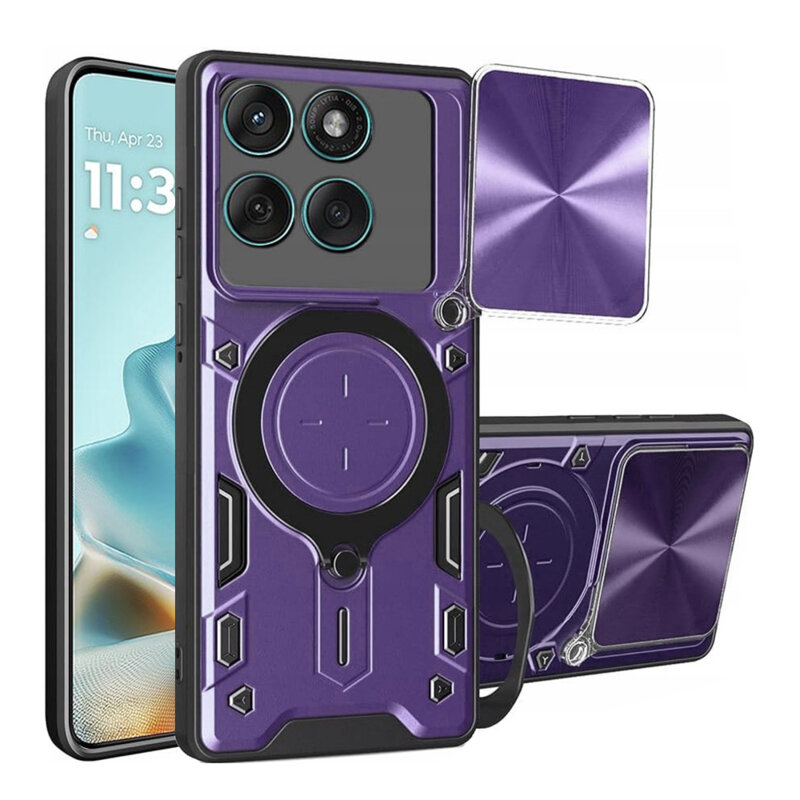 Husa Motorola Edge 60 Fusion Techsuit CamGuard Pro, mov