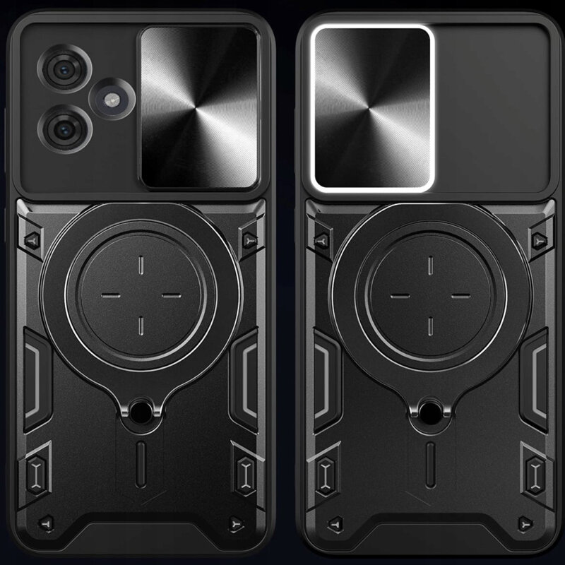 Husa Motorola Edge 60 Fusion Techsuit CamGuard Pro, albastru