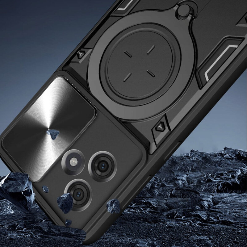 Husa Motorola Edge 60 Fusion Techsuit CamGuard Pro, albastru