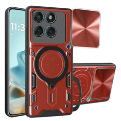 Husa Motorola Edge 60 Fusion Techsuit CamGuard Pro, rosu