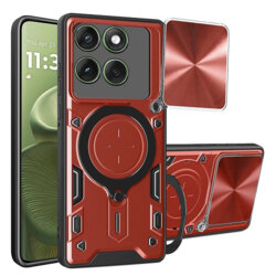 Husa Motorola Edge 60 Techsuit CamGuard Pro, rosu