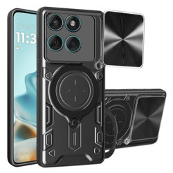 Husa Motorola Edge 60 Fusion Techsuit CamGuard Pro, negru