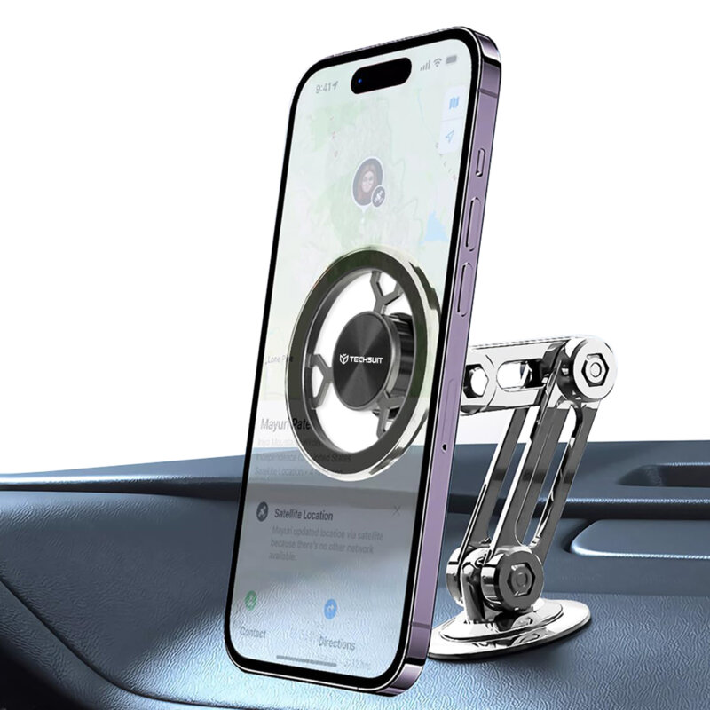Suport premium pentru telefon MagSafe Techsuit TitanMagX S14