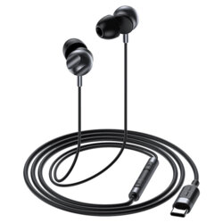 Casti in-ear Type-C cu microfon HD Acefast L6, 1.2m, negru