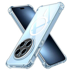 Husa Honor Magic7 Pro Techsuit Shockproof Clear Silicone MagSafe, transparenta