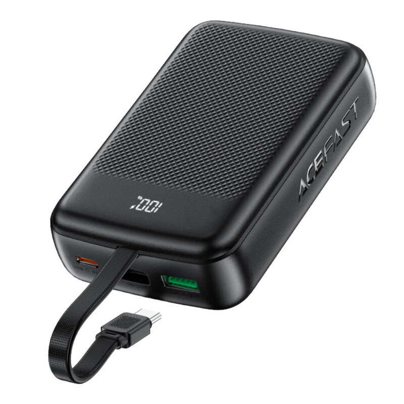 Power bank 20000mAh cu cablu tip C, PD22.5W Acefast M14-20000