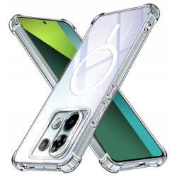 Husa Xiaomi Redmi Note 13 Pro 5G Techsuit Shockproof Clear Silicone MagSafe, transparenta