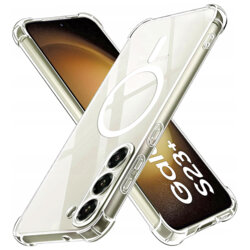 Husa Samsung Galaxy S23 Plus Techsuit Shockproof Clear Silicone MagSafe, transparenta