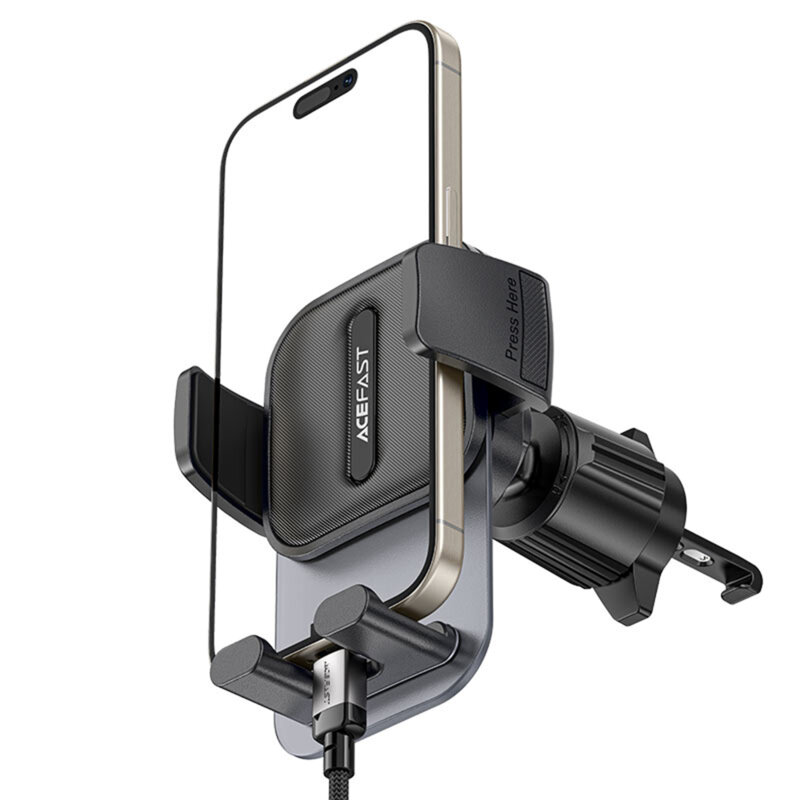 Suport auto telefon pentru grila de ventilatie Acefast, D25