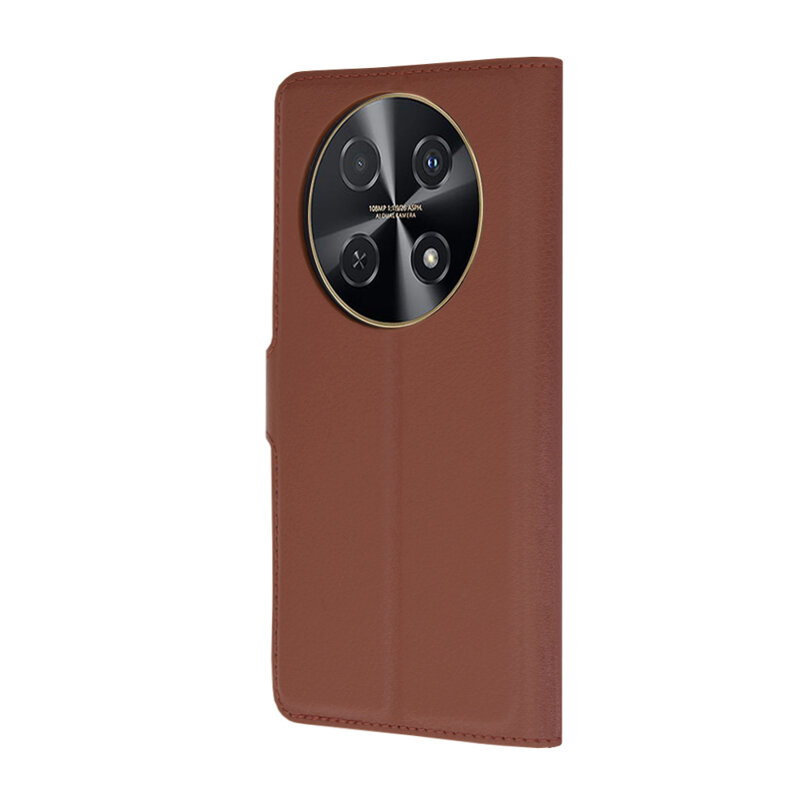Husa Huawei nova 13i Techsuit Leather Folio, maro