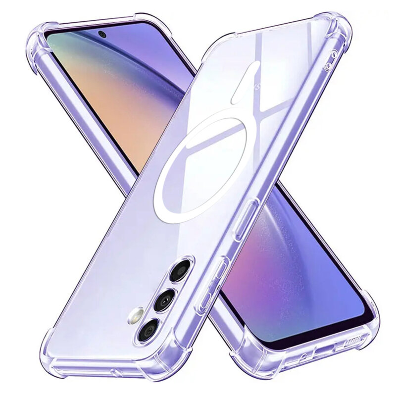 Husa Samsung Galaxy A54 Techsuit Shockproof Clear Silicone, transparenta