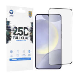 Folie sticla Samsung Galaxy S25 Edge Lito 2.5D Full Glue, negru