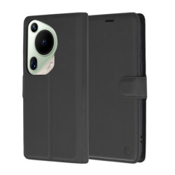 Husa Huawei Pura 70 Ultra Techsuit Leather Folio, negru