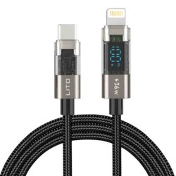 Cablu date Lightning la Type-C Lito, 36W, 1.2m, LD09CL