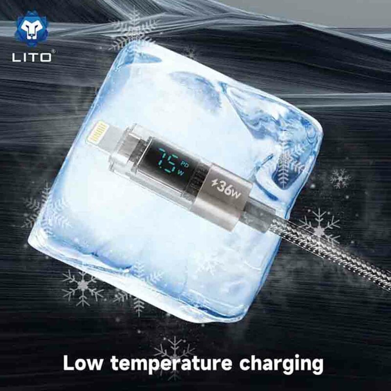 Cablu date Lightning la Type-C Lito, 36W, 1.2m, LD09CL