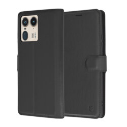 Husa Motorola Edge 50 Ultra Techsuit Leather Folio, negru
