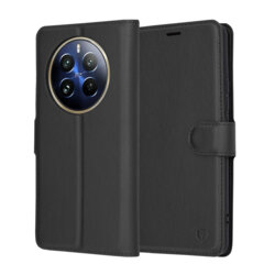 Husa Realme 12 Pro Techsuit Leather Folio, negru