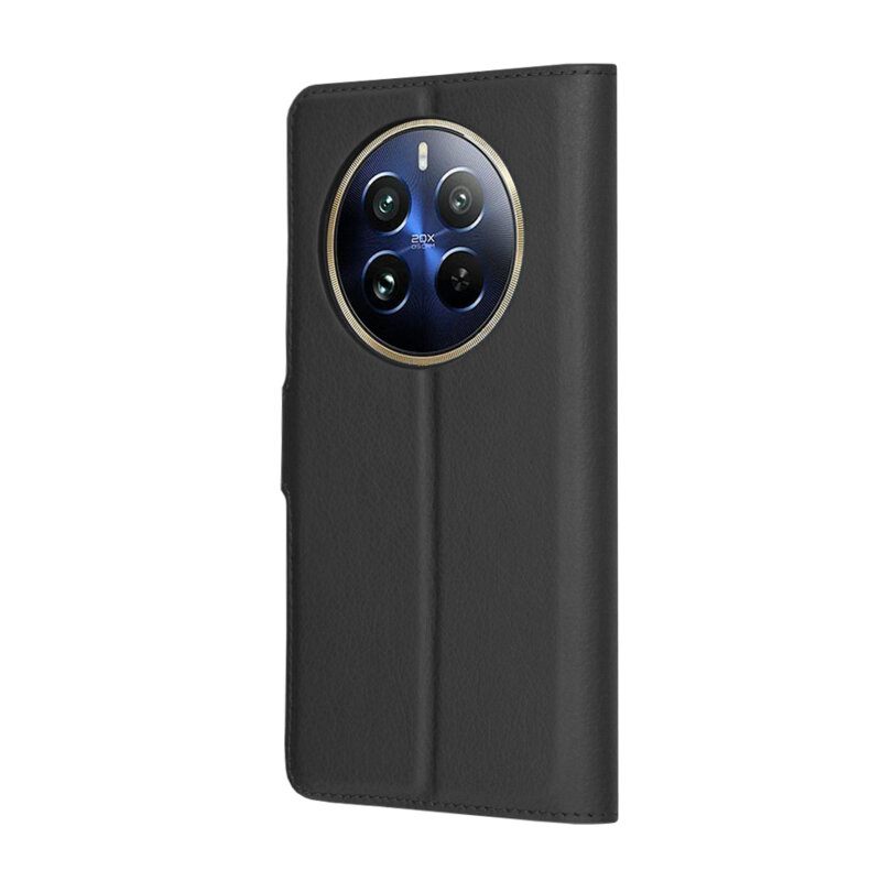 Husa Realme 12 Pro Techsuit Leather Folio, negru
