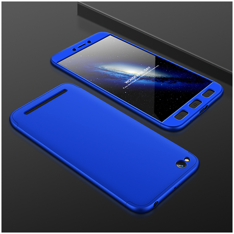 Husa Xiaomi Redmi 5A GKK 360 Full Cover Albastru